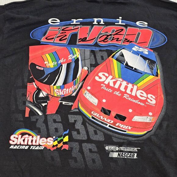 Vintage Nascar Ernie Irvan Tee Shirt - Picture 1 of 8